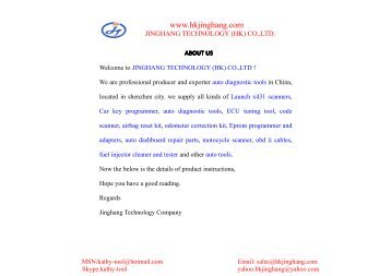GM TECH2 user guide.pdf - Jinghang Technology (HK) Co.,Ltd