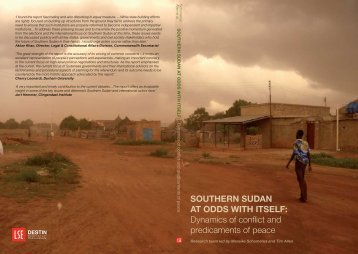 Southern Sudan at oddS with itSelf - London School of Economics ...