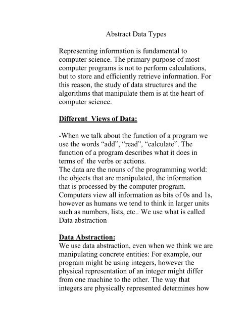 Introduction to - Department of Computer Science