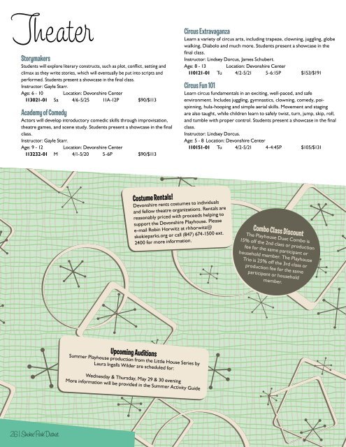 Spring Program Guide 2013 - Skokie Park District