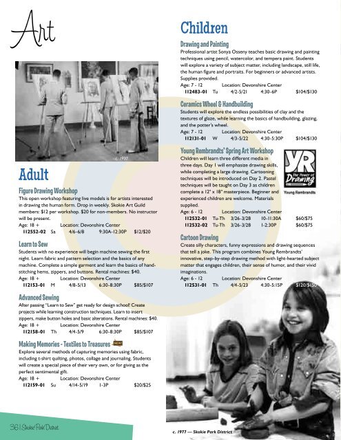 Spring Program Guide 2013 - Skokie Park District