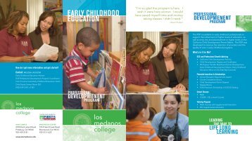EARLY CHILDHOOD EDUCATION - First 5 Contra Costa