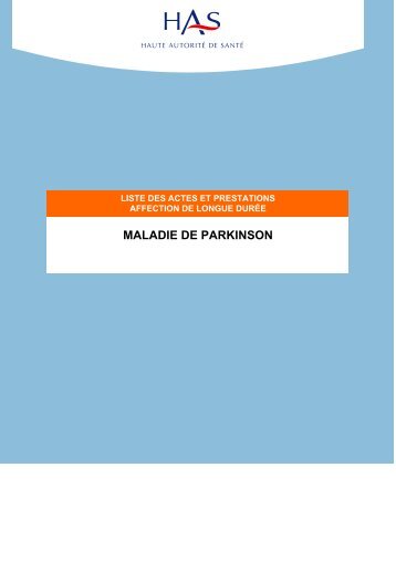 Maladie de Parkinson - URPS-ML Corse