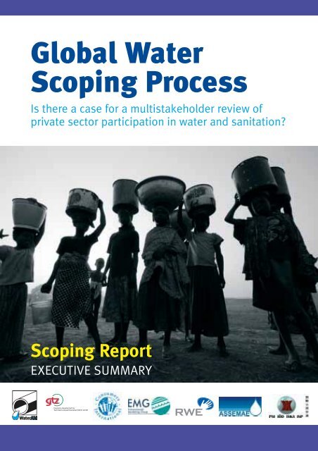 Global Water Scoping Process: Is there a case for a multi ... - WaterAid