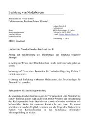 Bezirkstag von Niederbayern ... - Freie Wähler Landkreis Landshut