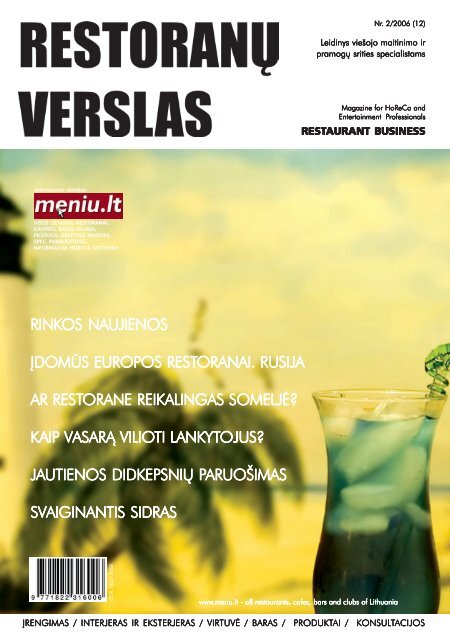 RestoranÅ³ verslas 2006/2