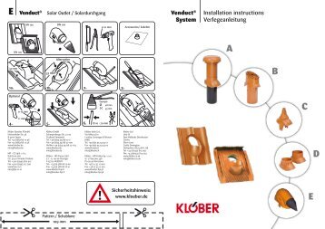 VenductÂ® Solaraufsatz DN100 passgenau - KlÃ¶ber