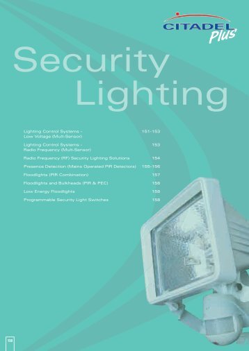 150 Lighting Control Systems - 151-153 Low Voltage ... - WF Senate