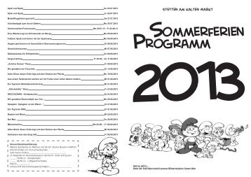 Sommerferienprogramm2013.indd - Gemeinde Stetten am kalten ...