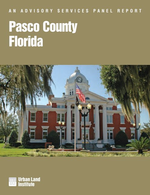 Pasco County FL Urban Land Institute