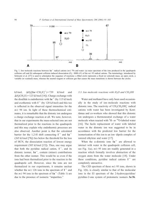 Definitive characterization of some C5H5N and C radical cations by ...