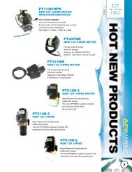 power trim/tilt motors & pumps - API Marine