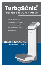 TurboSonic Professional Model Manual v3 TurboSonic USA