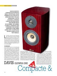 DAVIS OLYMPIA ONE - audio alchemy