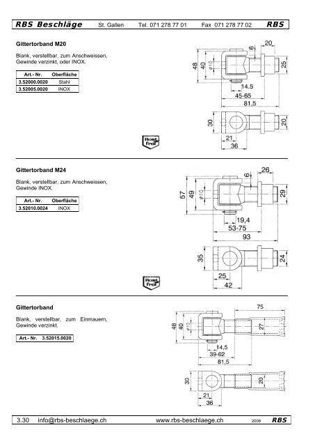 Gittertorband - Rbs-beschlaege.ch