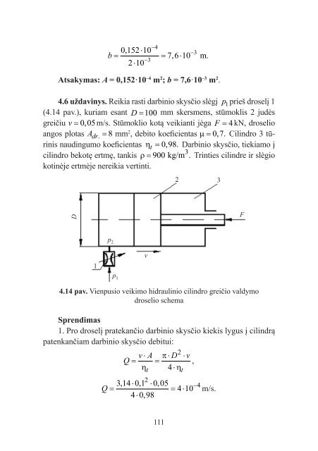 skysÃ„ÂiÃ…Â³ mechanika. hidrauliniÃ…Â³ ir pneumatiniÃ…Â³ sistemÃ…Â³ elementai ir ...