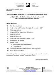 INVITATION Ã  L'ASSEMBLEE GENERALE ORDINAIRE 2008 Ordre ...