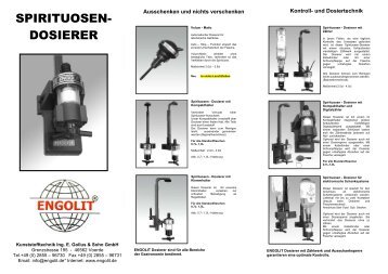 Prospekt Spirituosen-Dosierer - Engolit.de