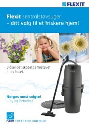 Centraldammsugare Flexit