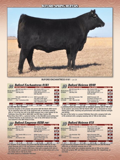 Buford Ranches - Angus Journal