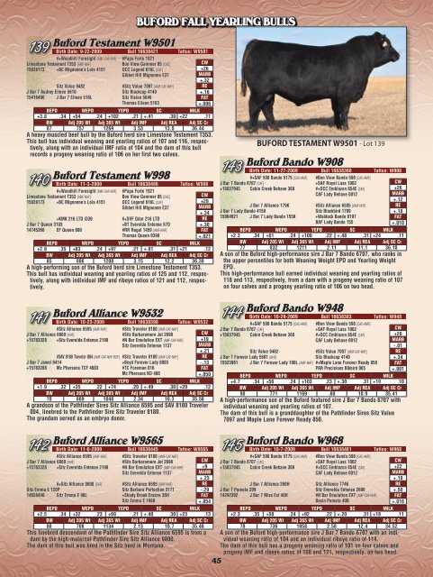 Buford Ranches - Angus Journal