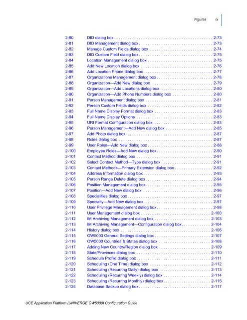 UNIVERGE OW5000 Configuration Guide - NEC Corporation of ...