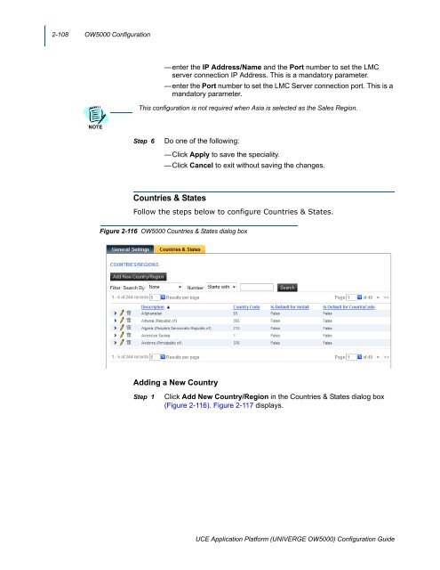 UNIVERGE OW5000 Configuration Guide - NEC Corporation of ...