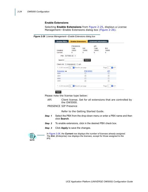 UNIVERGE OW5000 Configuration Guide - NEC Corporation of ...