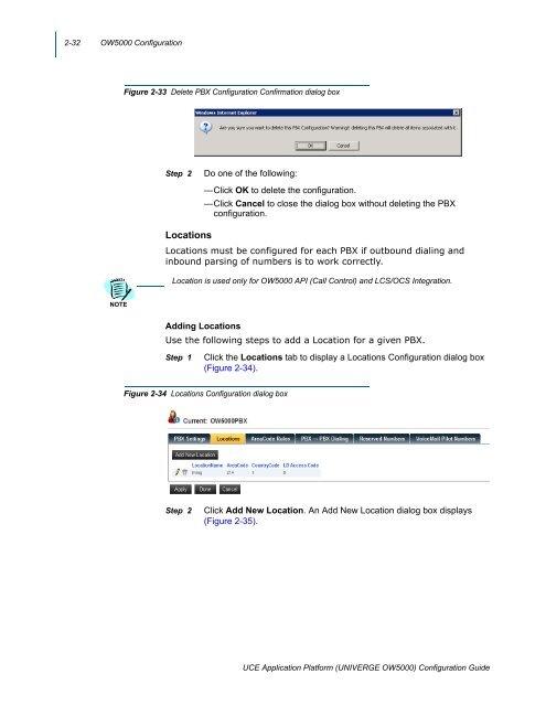 UNIVERGE OW5000 Configuration Guide - NEC Corporation of ...