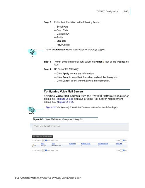 UNIVERGE OW5000 Configuration Guide - NEC Corporation of ...