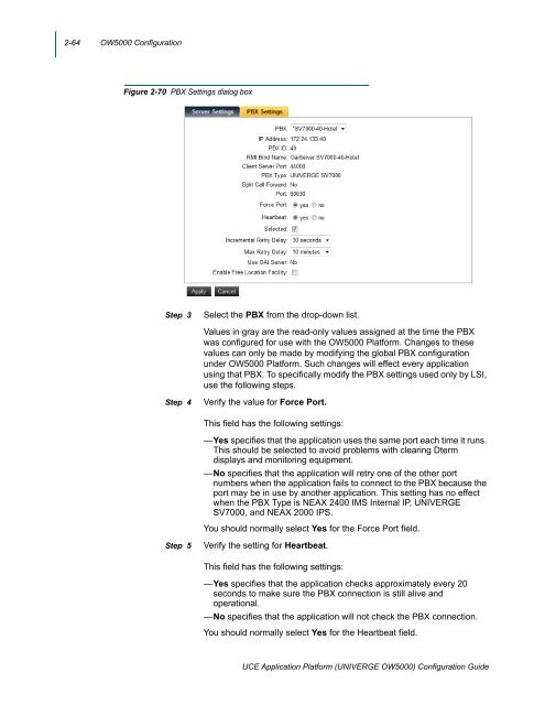 UNIVERGE OW5000 Configuration Guide - NEC Corporation of ...