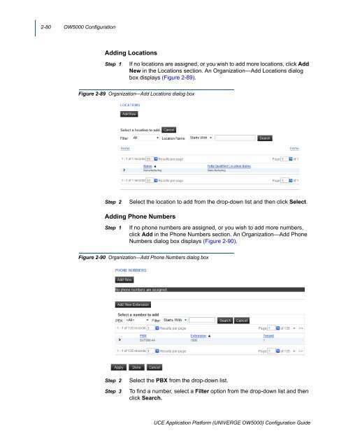 UNIVERGE OW5000 Configuration Guide - NEC Corporation of ...