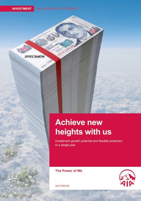 Achieve new heights with us - AIA Singapore