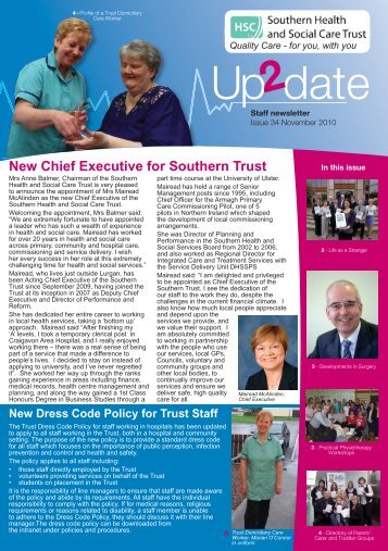 Issue 35 - Southern Health and Social Care Trust