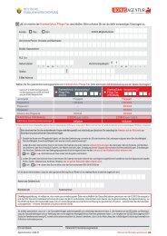 Antragsformular Krankenschutz Pflege - IG BCE Bonusagentur