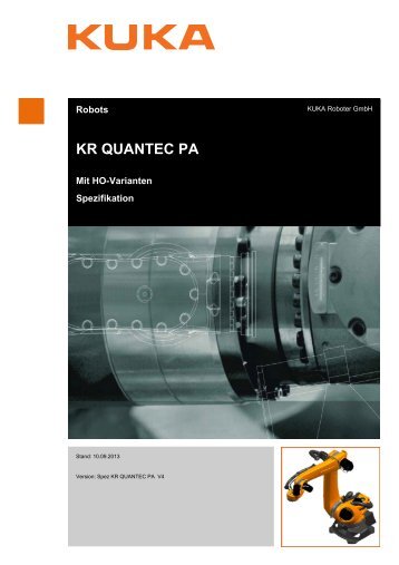 KR QUANTEC PA - KUKA Robotics