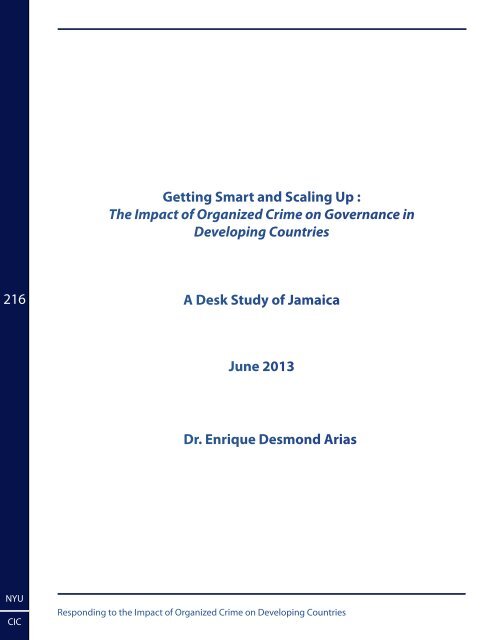 Jamaica - Center on International Cooperation