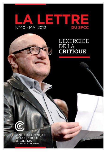 Lettre nÂ°40_2504.indd - Semaine de la Critique