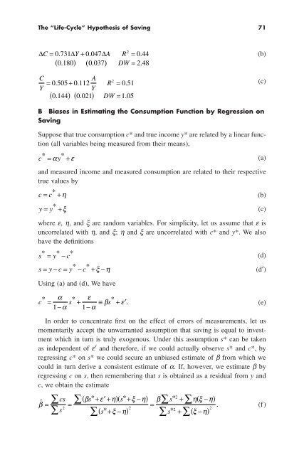 "Life Cycle" Hypothesis of Saving: Aggregate ... - Arabictrader.com