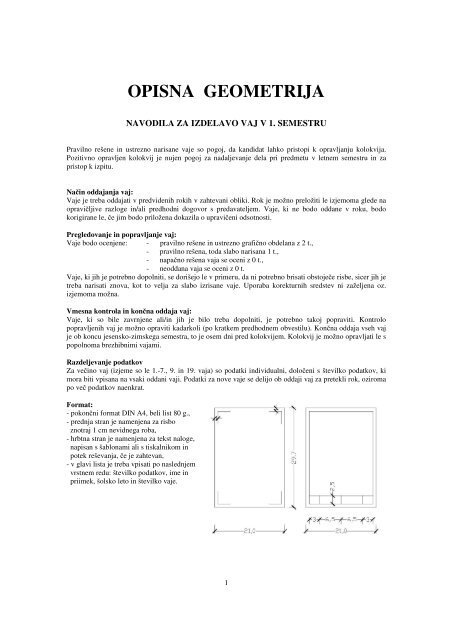 OPISNA GEOMETRIJA