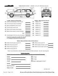 Sport Utility Vehicle (SUV) - Motor State Distributing