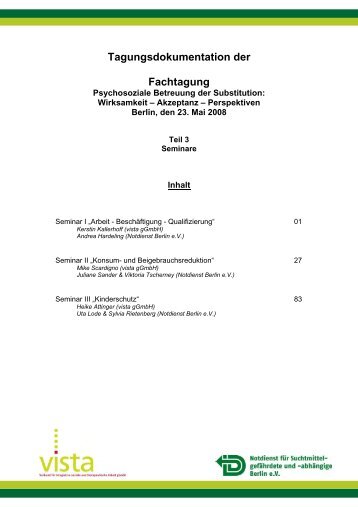 Download der SeminarvortrÃ¤ge - vista