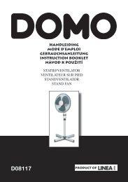 Handleiding Domo DO8117 statiefventilator - Shopvoor gezondheid