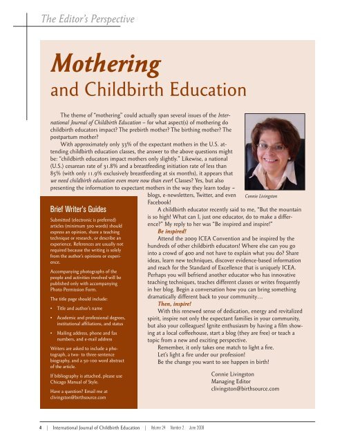 International Journal of Childbirth Education