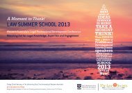 LAW SUMMER SCHOOL 2013 - The University of Western Australia