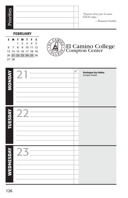 2010-2011 student handbook - El Camino College Compton Center