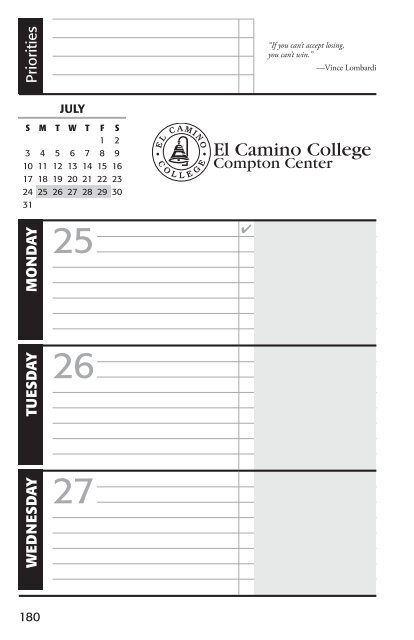 2010-2011 student handbook - El Camino College Compton Center