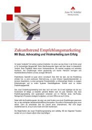 eBook: Zukunftstrend Empfehlungsmarketing - German Speakers ...