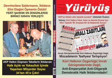 AKP HALKIN DÜŞMANI TEKELLERİN İKTİDARIDIR - Yürüyüş