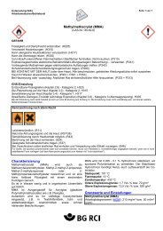 Methylmethacrylat (MMA) Charakterisierung Grenzwerte ... - GisChem